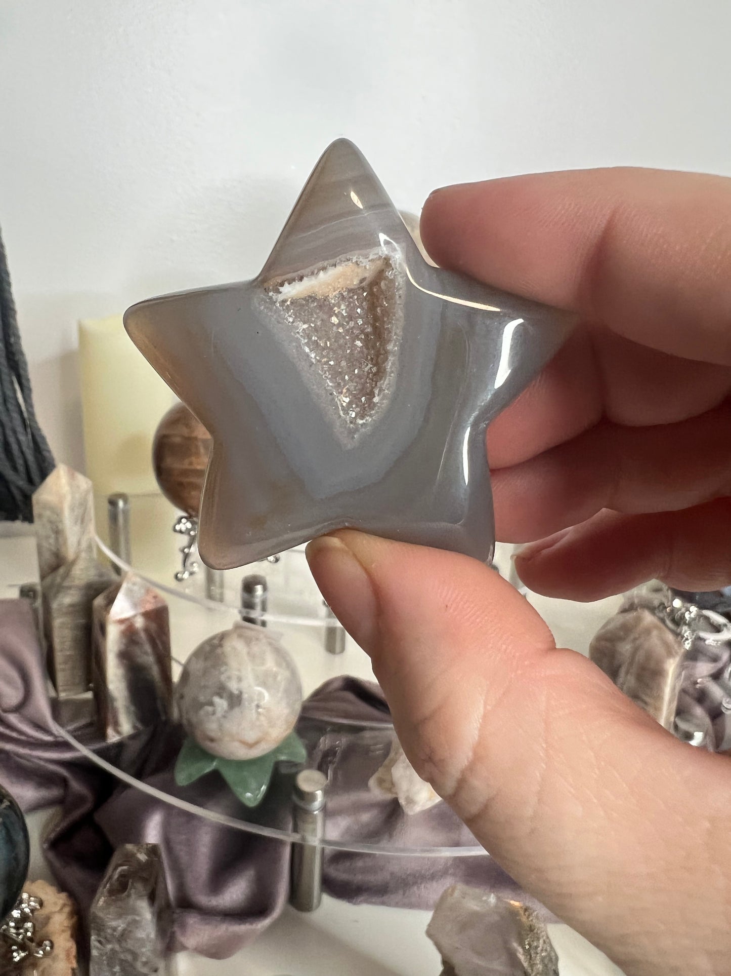 Druzy Agatę Star #3