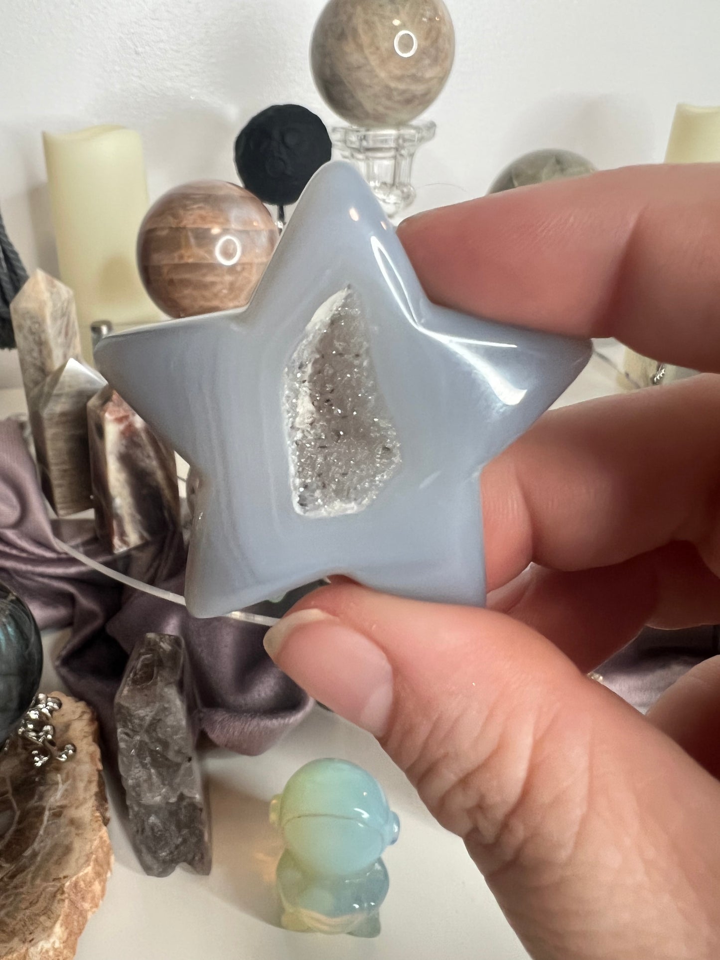 Druzy Agatę Star #1