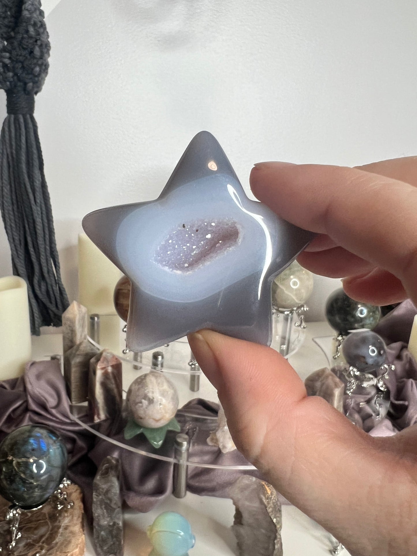 Druzy Agatę Star #5