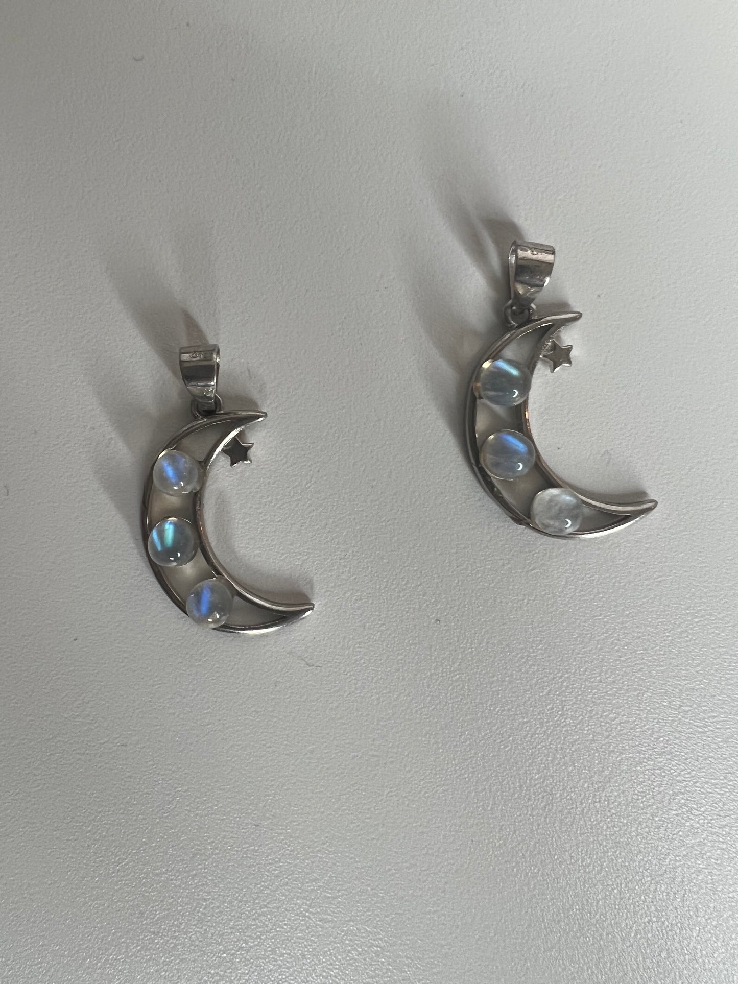 Moonstone Moon Shaped Pendant