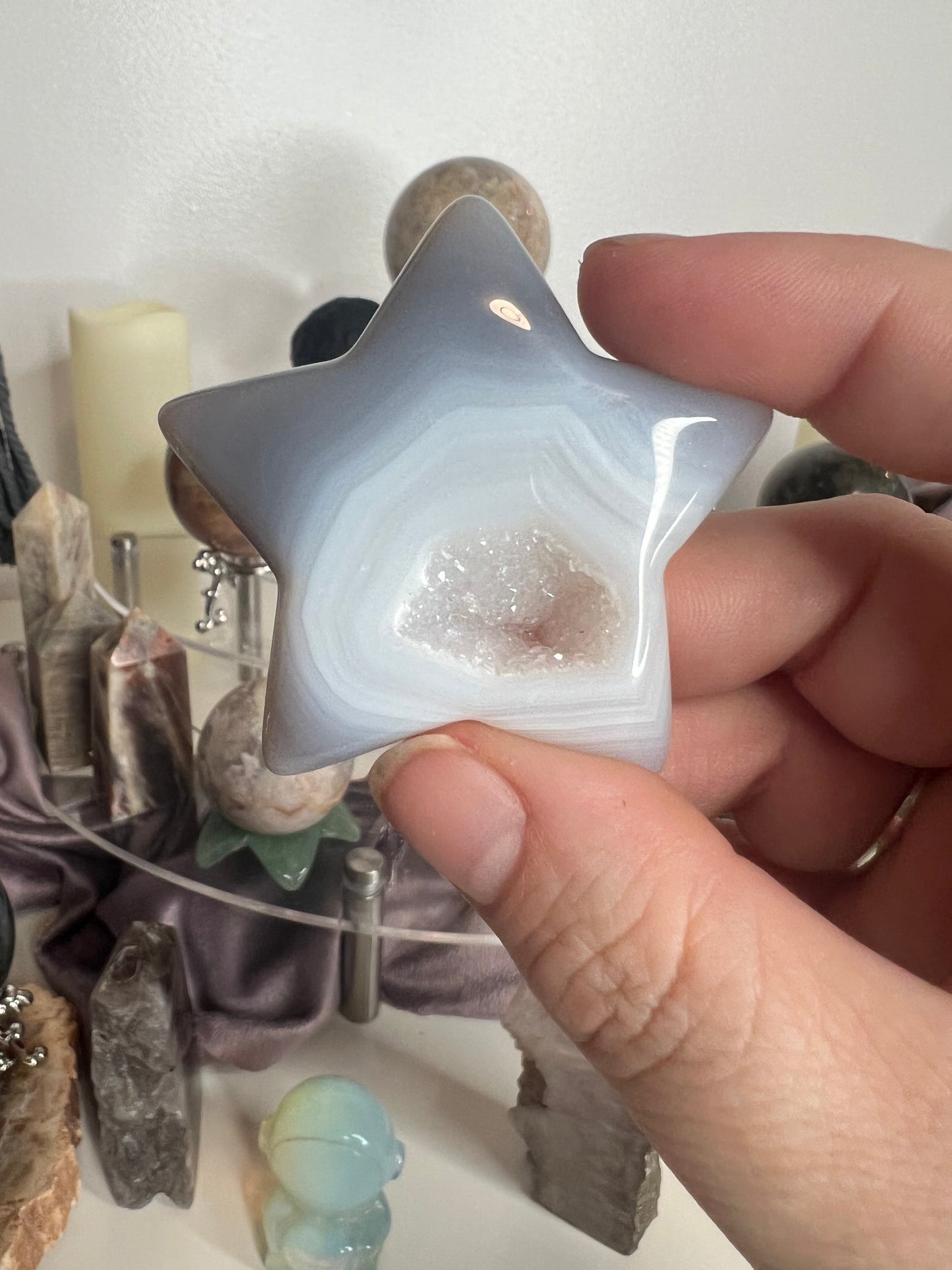 Druzy Agatę Star #2