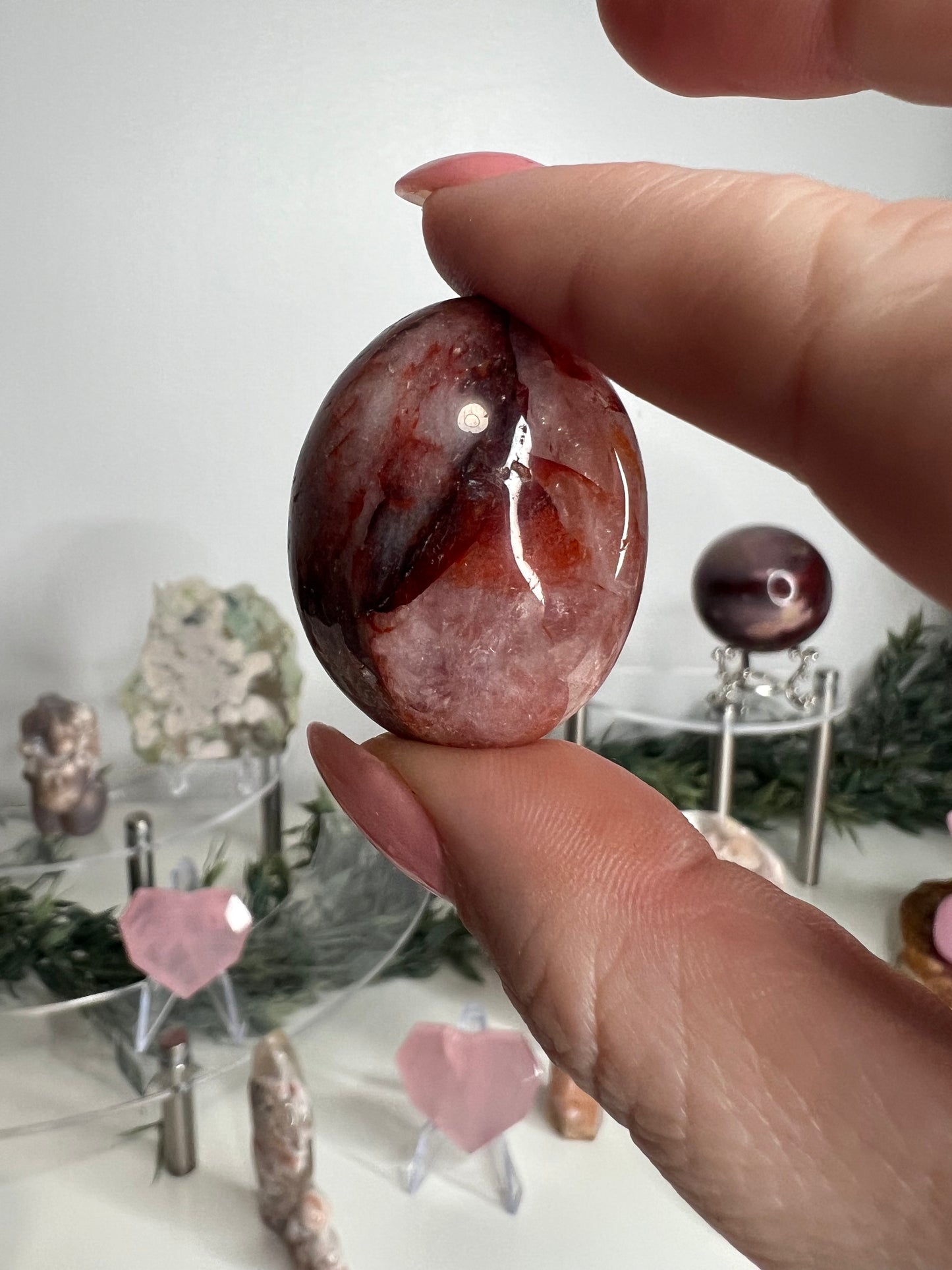 Fire Quartz Tumbles
