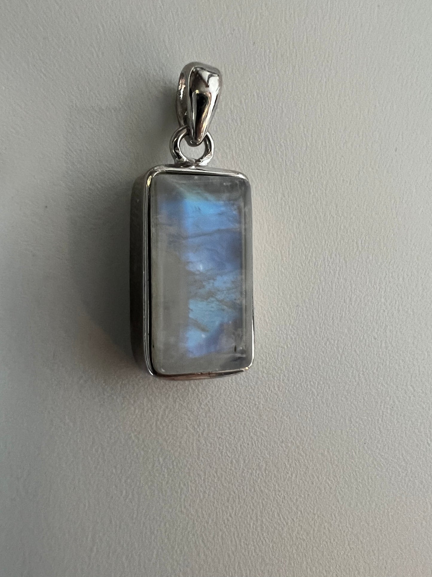 Moonstone Rectangular Shaped Pendant