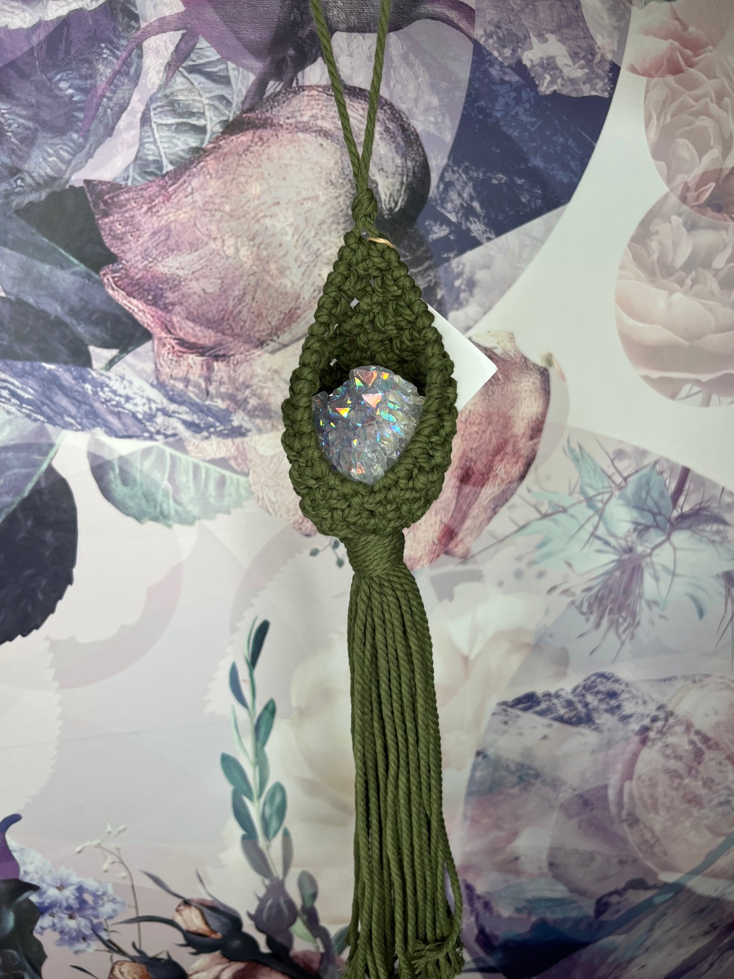 Macrame Crystal Hangers