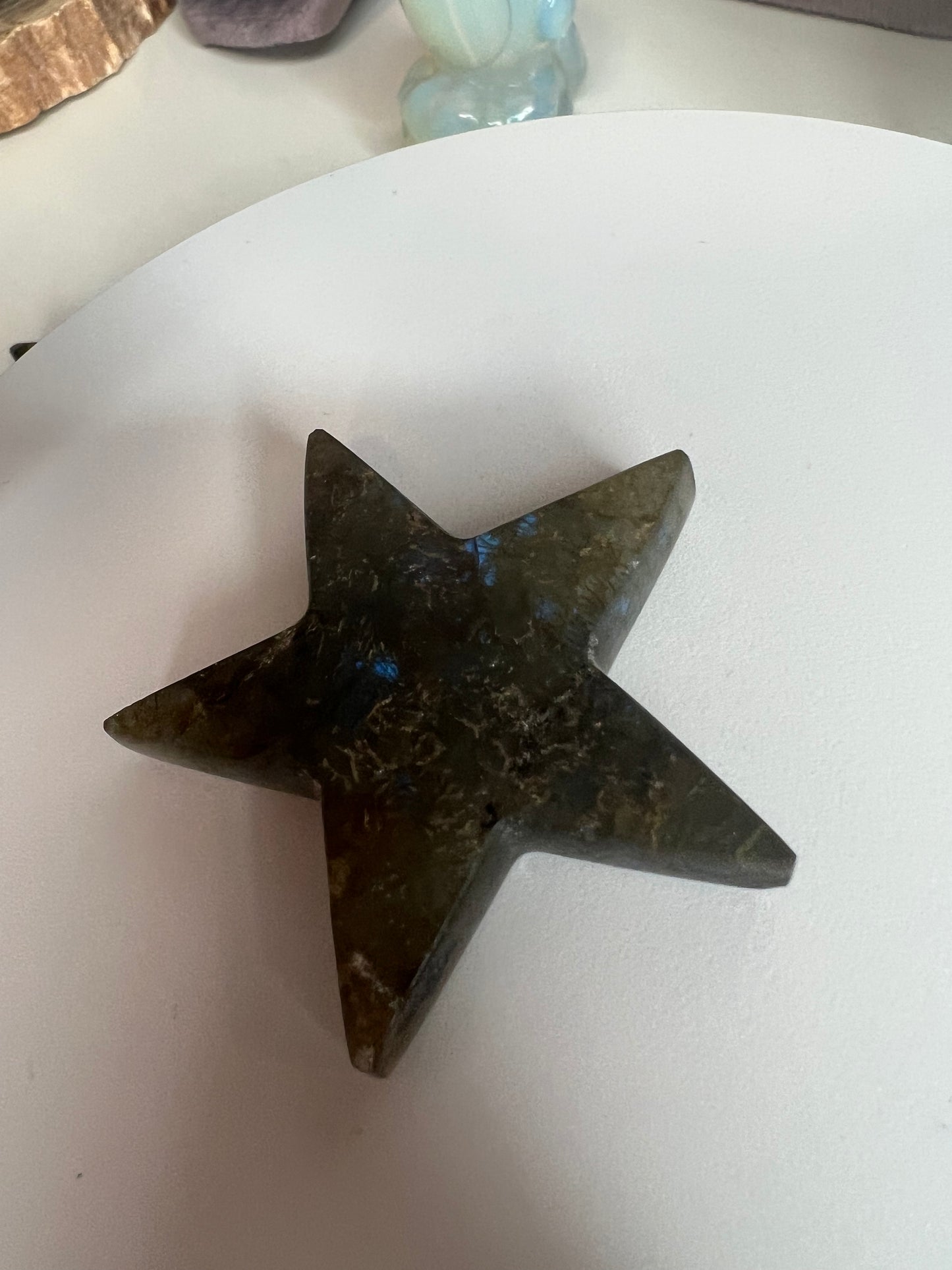 Labadorite Star 2"high 21g #2