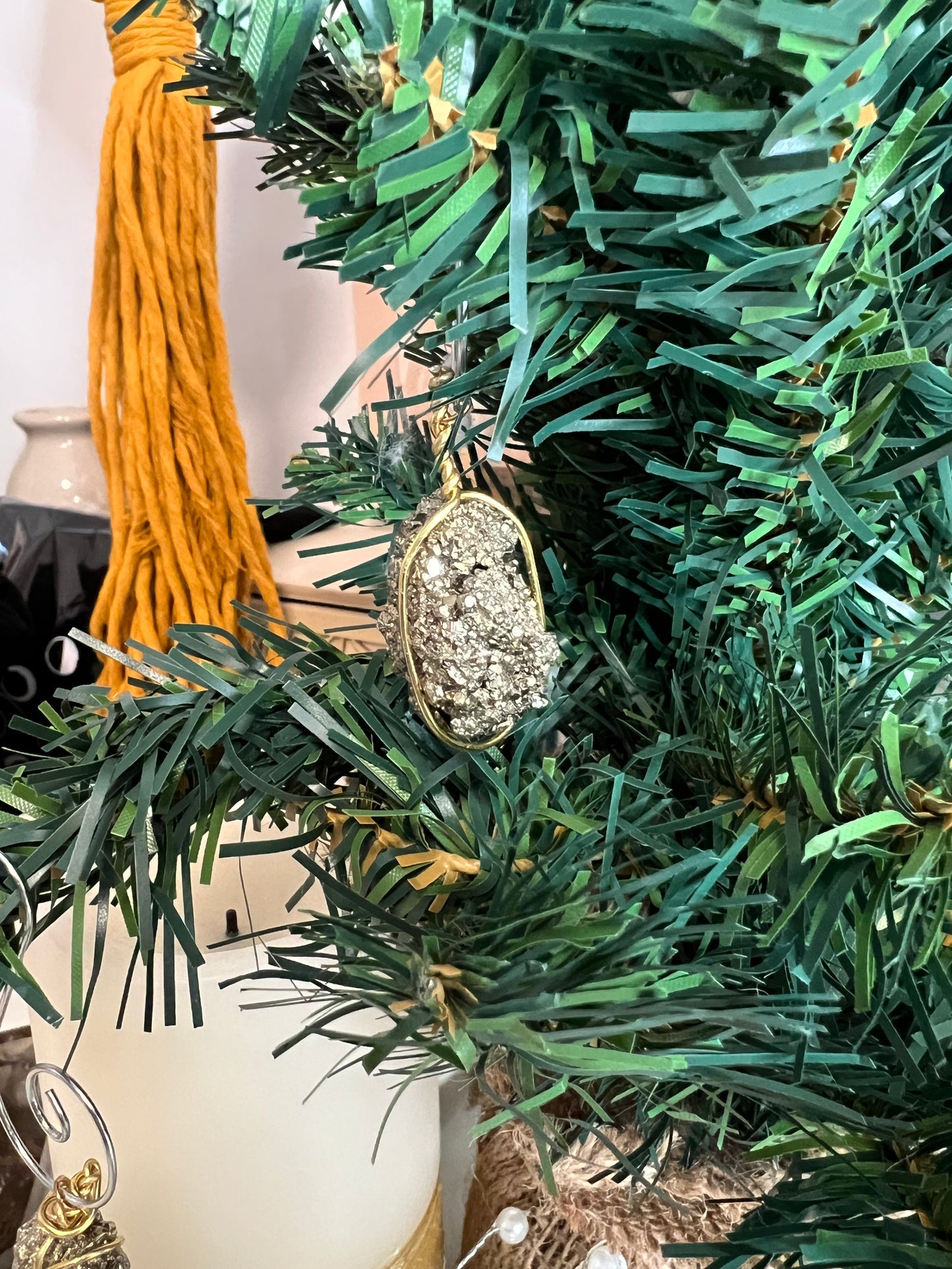 Pyrite Christmas Tree Ornament