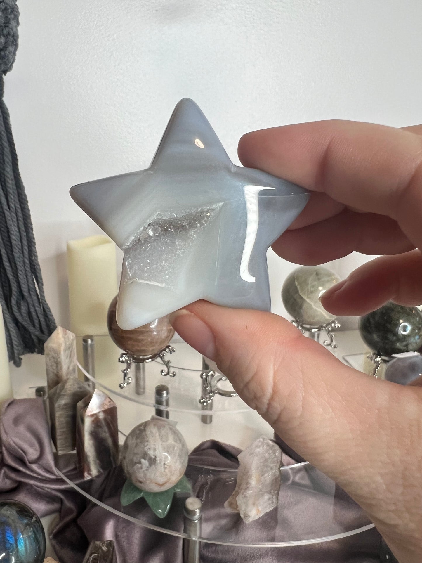 Druzy Agatę Star #4