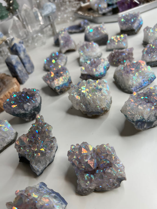 Aura Amethyst Cluster High Quality
