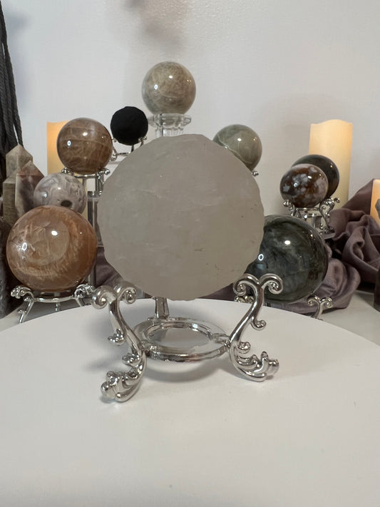 Clear Quartz Moon 45mm