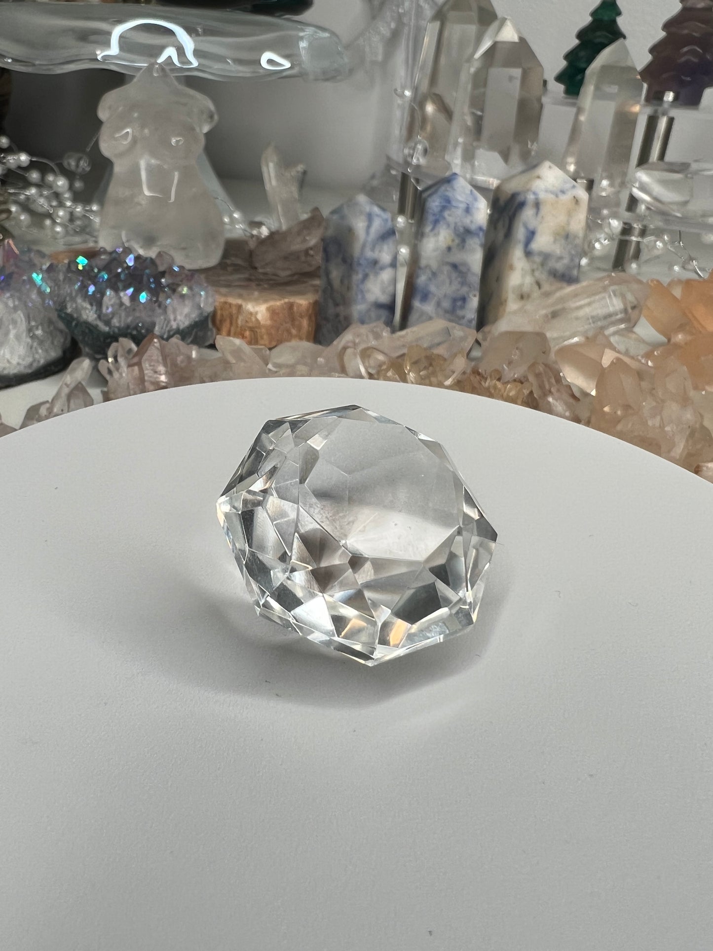 Clear Quartz Diamond