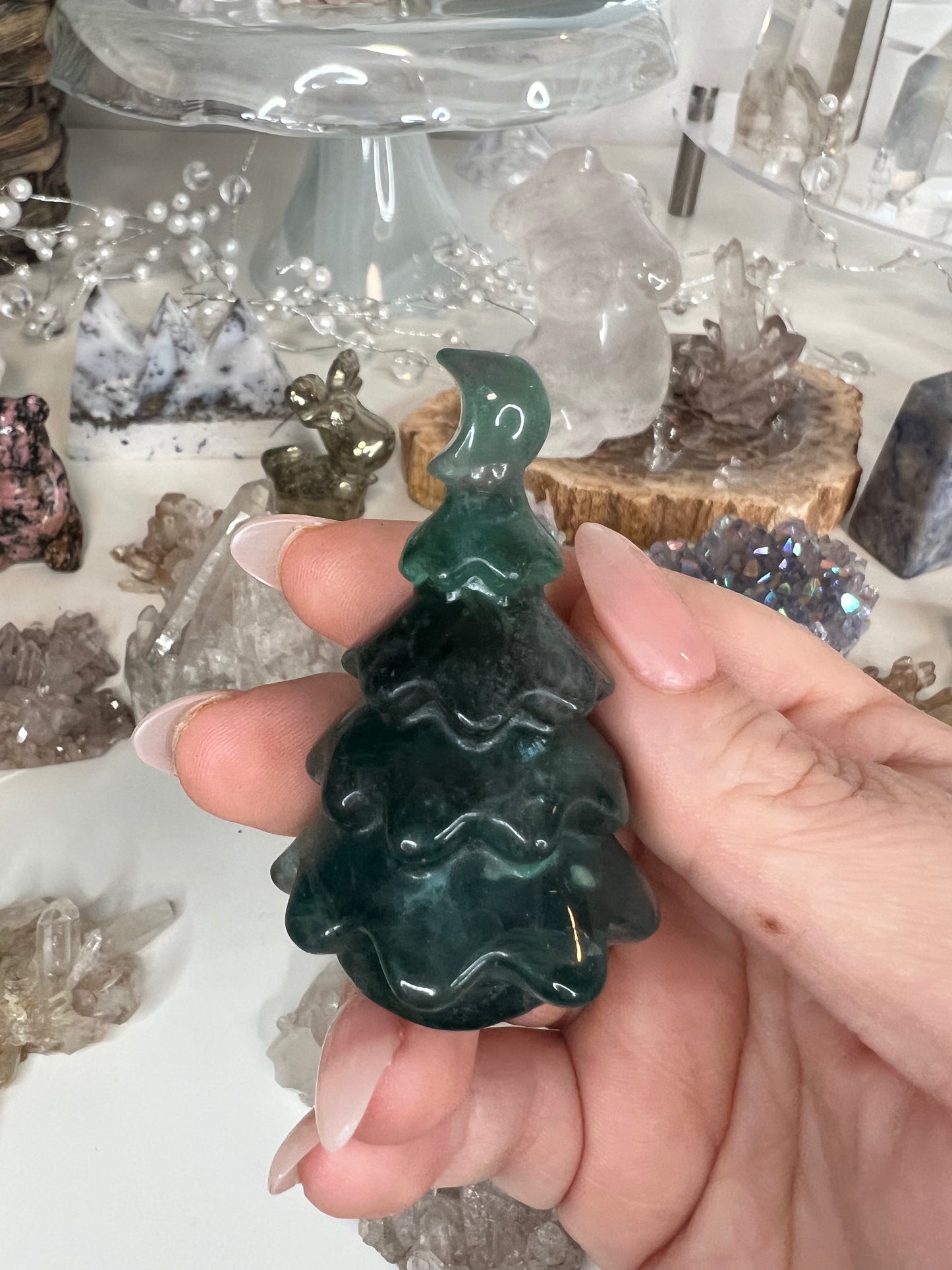 Fluorite Christmas Tree 2.5"