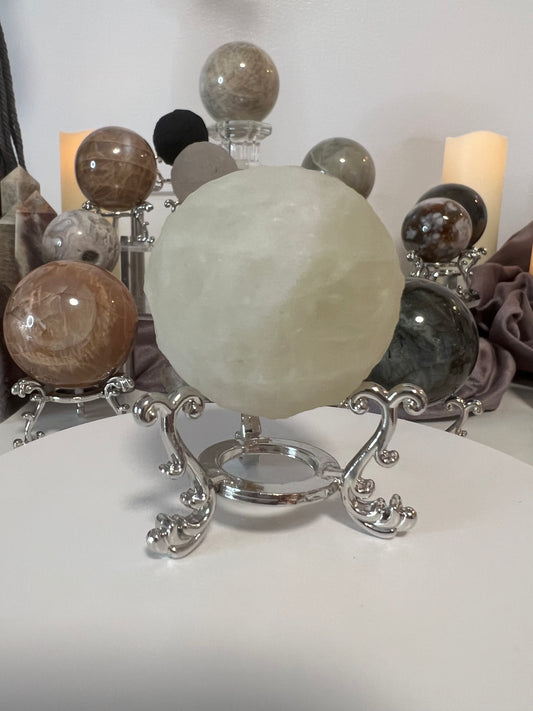 Clear Quartz Moon 45mm