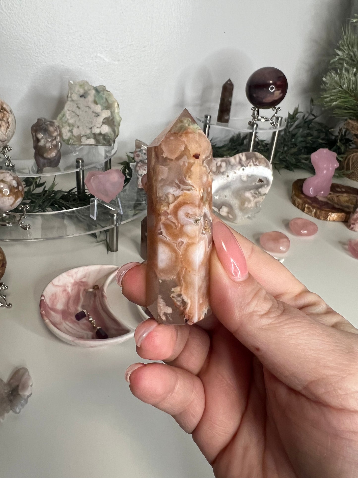 Flower Agate Smaller Towers