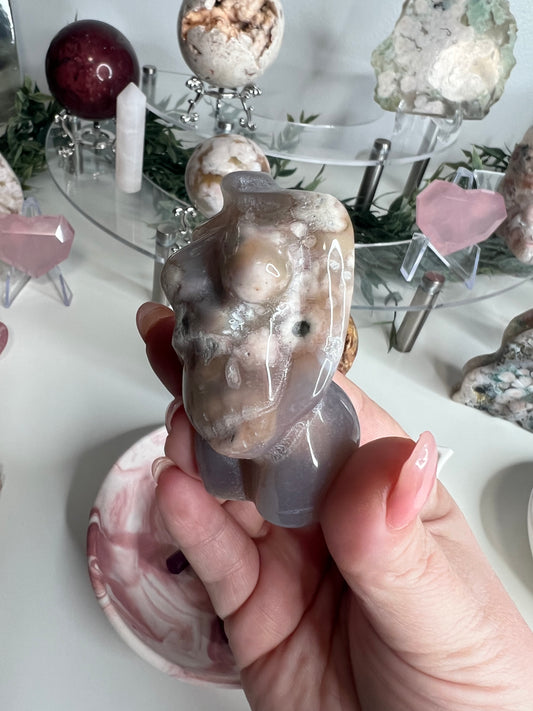 Flower Agate Pregnant Body