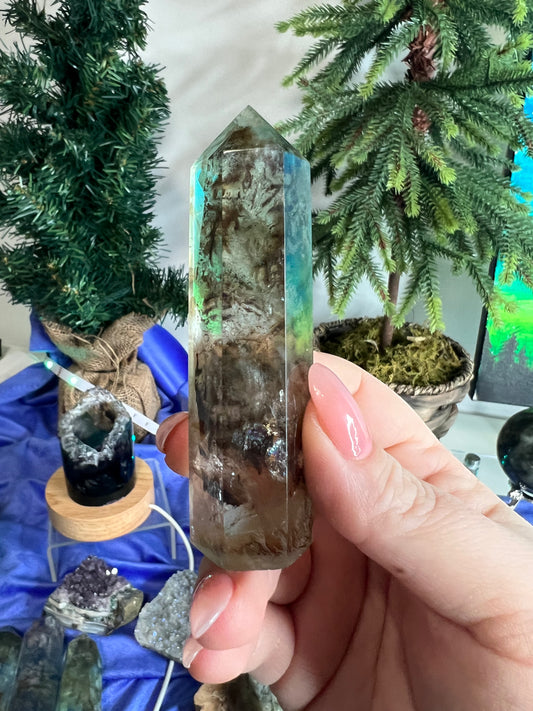 Smokey Fluorite Tower #5