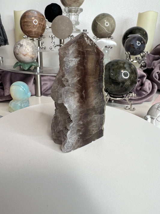 Pyrite with Fluorite Towers #5 117g