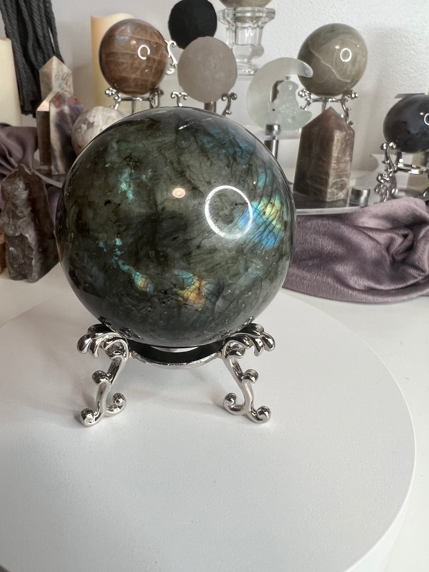 Labradorite Sphere 334g