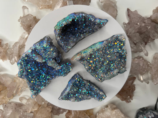 Aura Amethyst Cluster