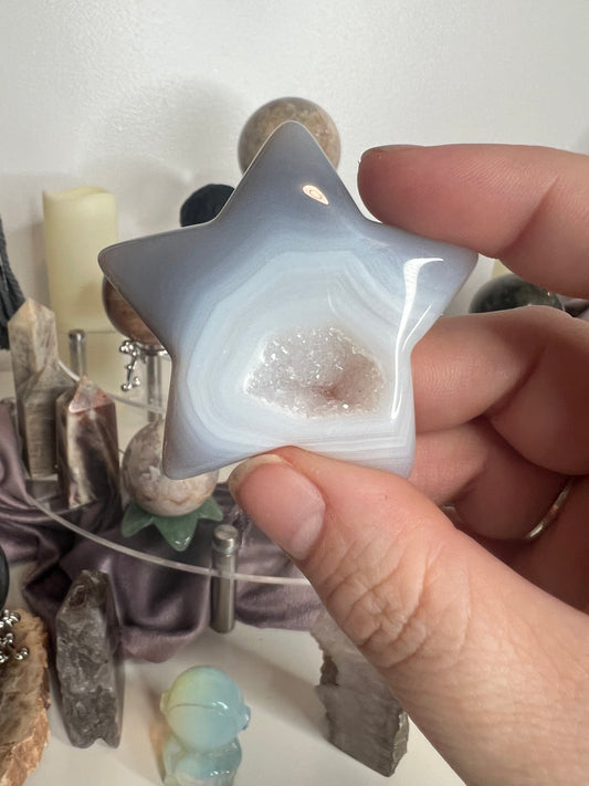 Druzy Agatę Star #2