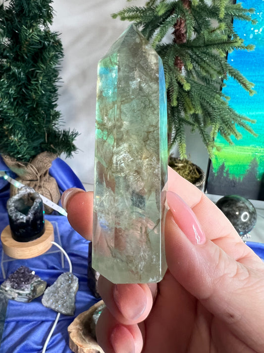 Smokey Fluorite Tower #4