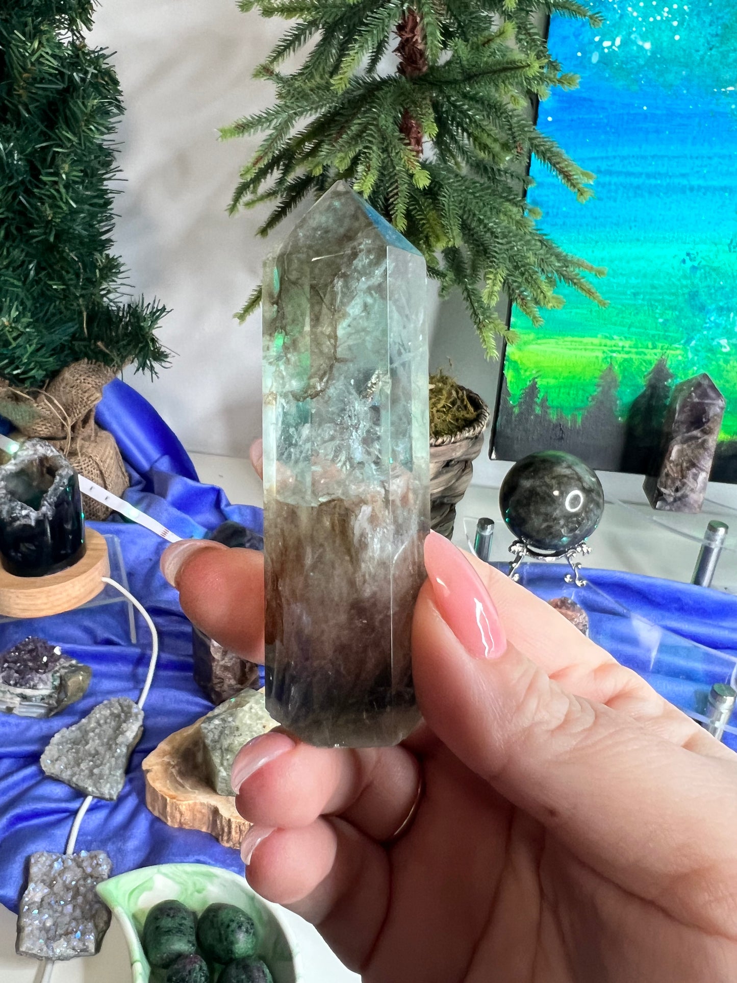 Smokey Fluorite Tower #2
