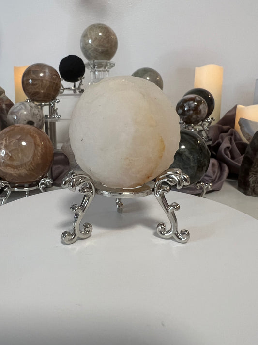 Clear Quartz Moon 45mm