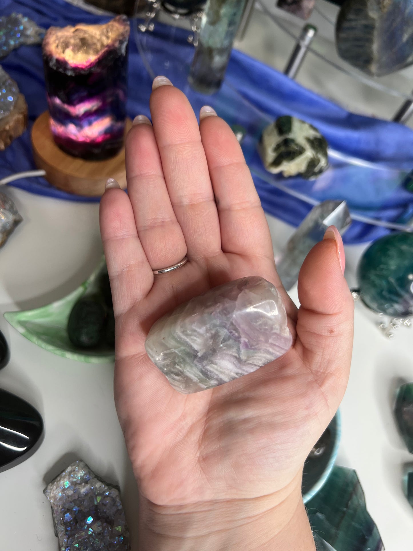 Big Fluorite Tumbles #3