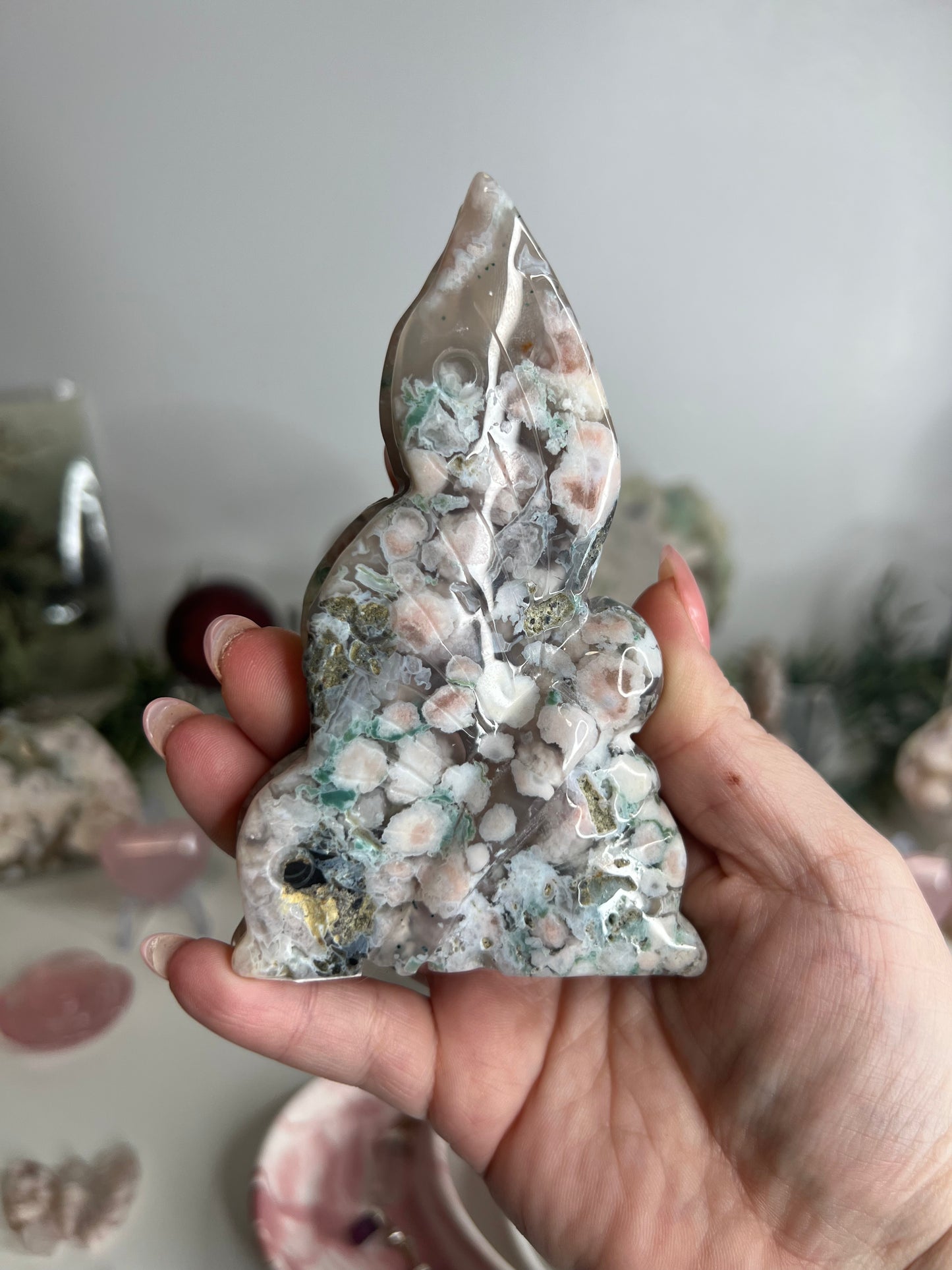 Flower Agate Fairy Large