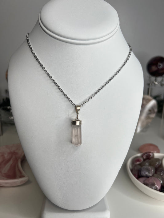 Clear Kunzite Pendant