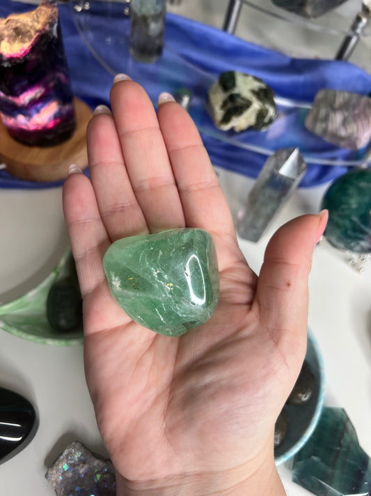 Big Fluorite Tumbles #1
