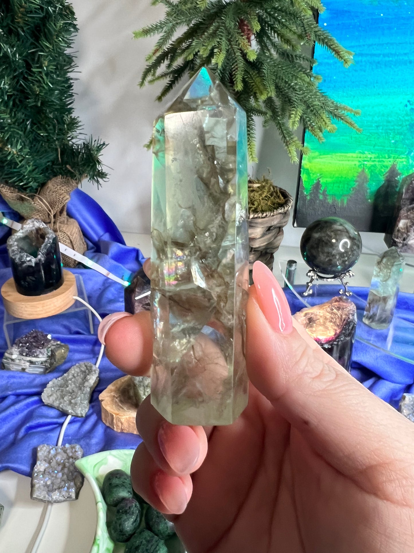 Smokey Fluorite Tower #1